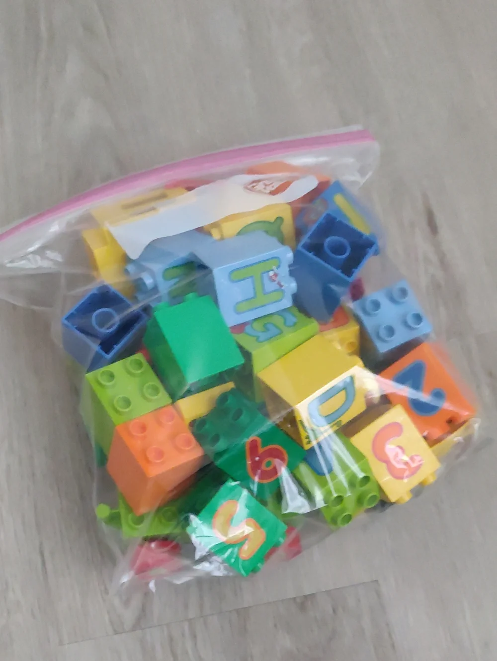 Lego Duplo Colorful Train Colorful Number & Alphabet Blocks Kids Toys Y2K Retro